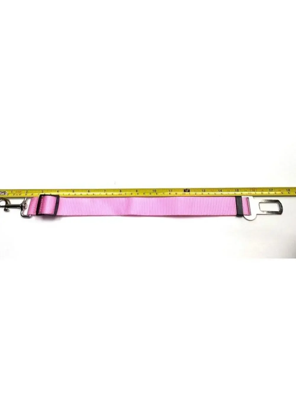 Pink Adjustable Dog Seat Belt Pet Car Safety Harness Travel Accessory New